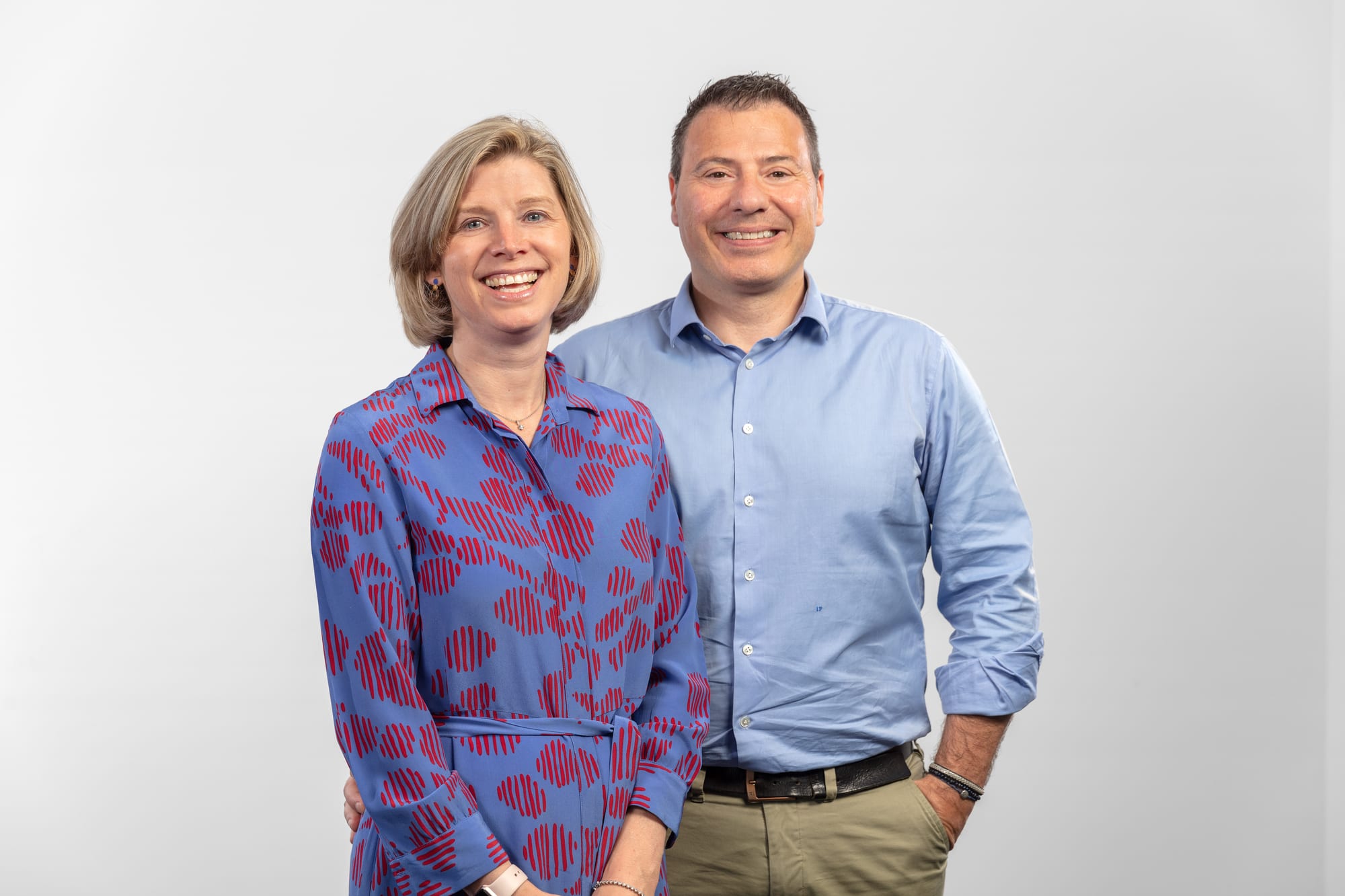 Patricia Vandelanotte and Igor Faccioli, managing directors of Initeam